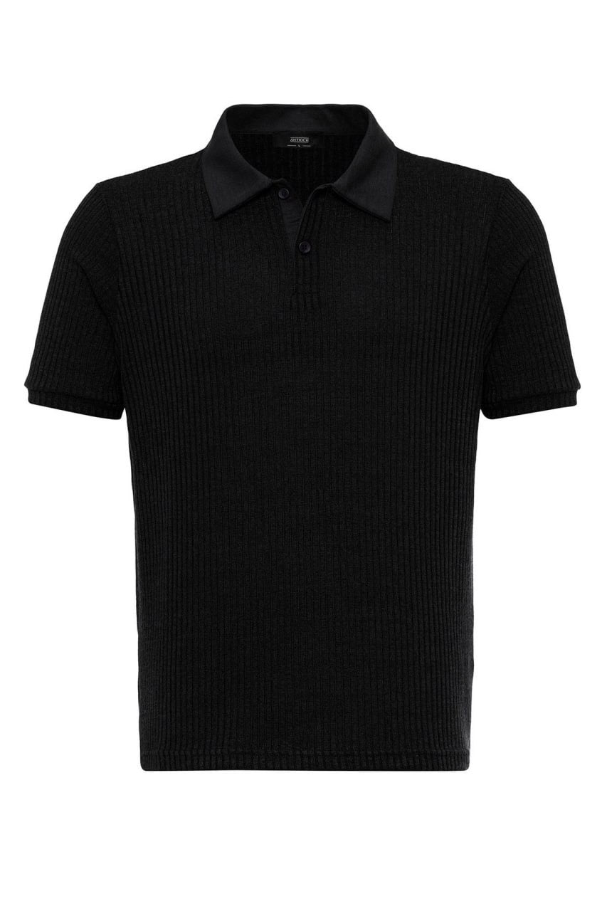 Classic Fit Black Polo Shirt